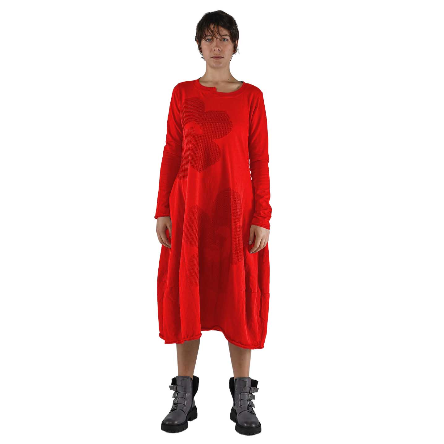 Rundholz Flower Printed Long Sleeve Dress